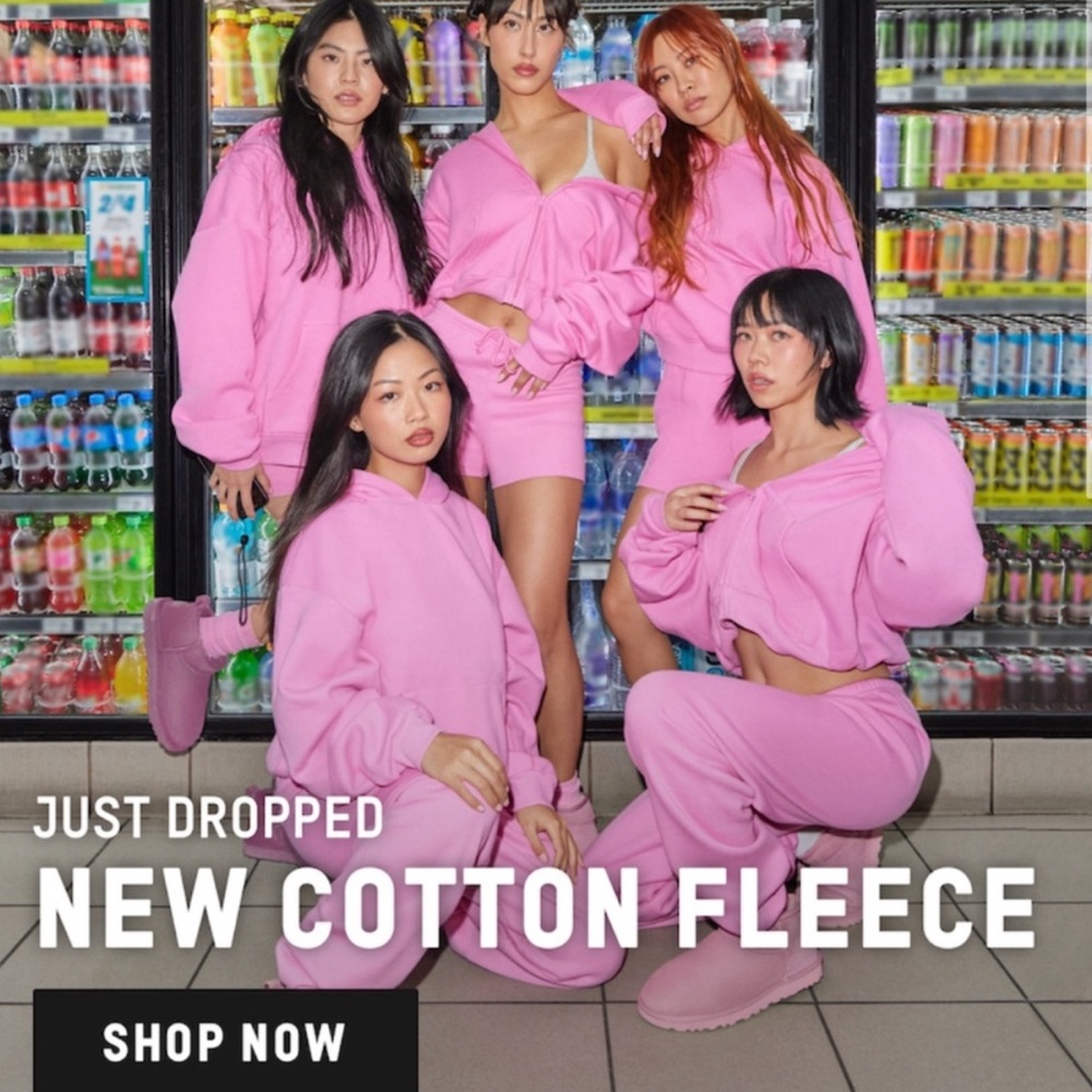 ISO: skims cotton fleece bubblegum hoodie